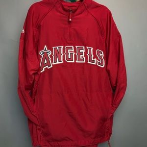 Angels baseball windbreaker convertible jacket